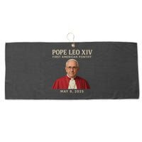 Pope Leo XIV First American Pontiff May 8th 2025 Large Microfiber Waffle Golf Towel