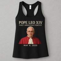 Pope Leo XIV First American Pontiff May 8th 2025 Womens Tank Top