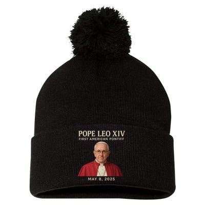 Pope Leo XIV First American Pontiff May 8th 2025 Pom Pom 12in Knit Beanie