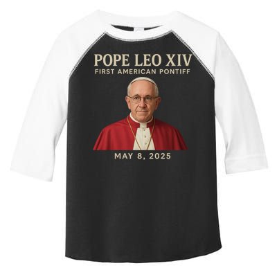 Pope Leo XIV First American Pontiff May 8th 2025 Toddler Fine Jersey T-Shirt