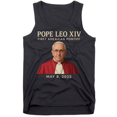 Pope Leo XIV First American Pontiff May 8th 2025 Tank Top
