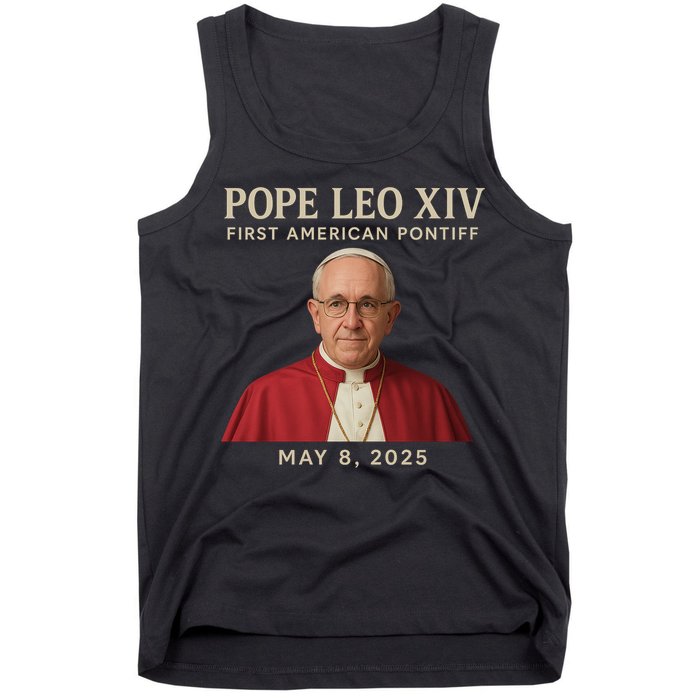 Pope Leo XIV First American Pontiff May 8th 2025 Tank Top