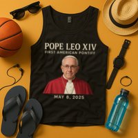 Pope Leo XIV First American Pontiff May 8th 2025 Tank Top