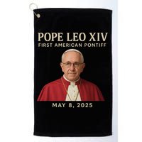 Pope Leo XIV First American Pontiff May 8th 2025 Golf Towel