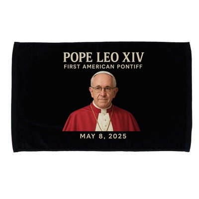 Pope Leo XIV First American Pontiff May 8th 2025 Microfiber Hand Towel