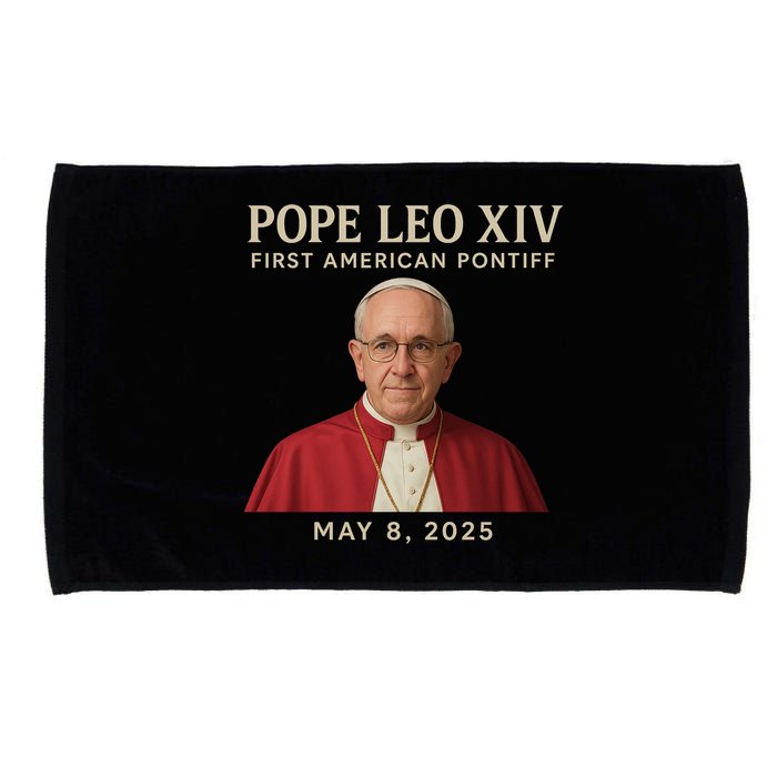 Pope Leo XIV First American Pontiff May 8th 2025 Microfiber Hand Towel