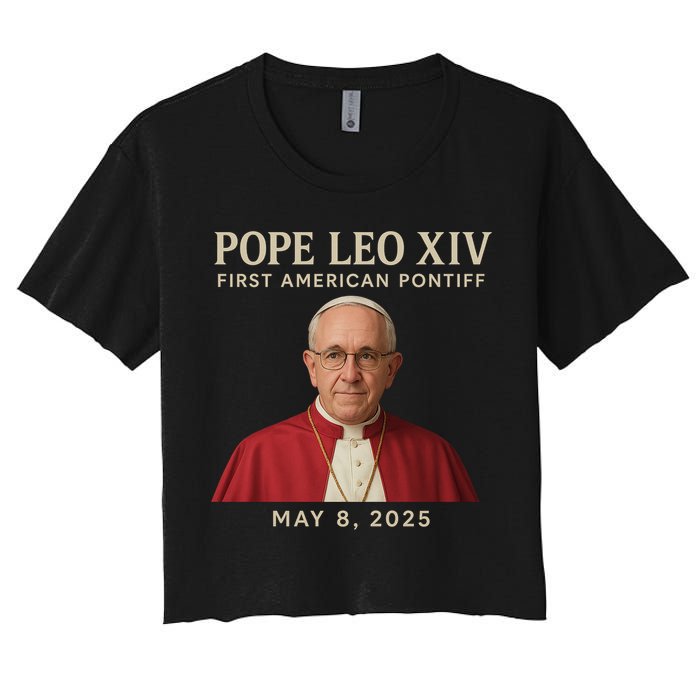 Pope Leo XIV First American Pontiff May 8th 2025 Crop Top