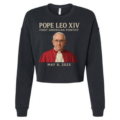 Pope Leo XIV First American Pontiff May 8th 2025 Cropped Pullover Crew
