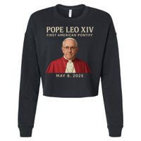 Pope Leo XIV First American Pontiff May 8th 2025 Cropped Pullover Crew