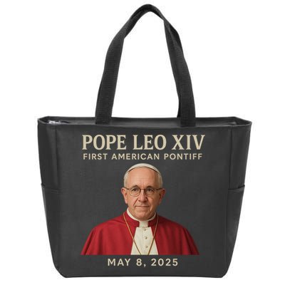 Pope Leo XIV First American Pontiff May 8th 2025 Zip Tote Bag