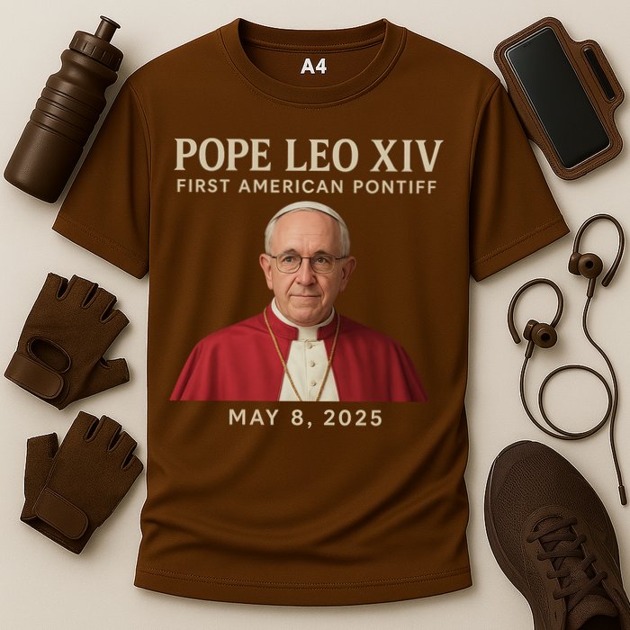 Pope Leo XIV First American Pontiff May 8th 2025 Performance Shirt