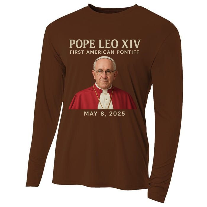 Pope Leo XIV First American Pontiff May 8th 2025 Cooling Performance Long Sleeve Crew