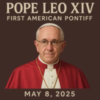 Pope Leo XIV First American Pontiff May 8th 2025 Poster