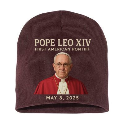 Pope Leo XIV First American Pontiff May 8th 2025 Short Acrylic Beanie
