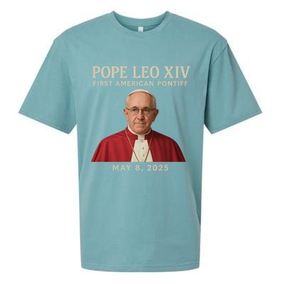 Pope Leo XIV First American Pontiff May 8th 2025 Sueded Cloud Jersey T-Shirt