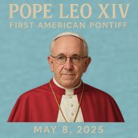 Pope Leo XIV First American Pontiff May 8th 2025 Sueded Cloud Jersey T-Shirt