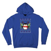 Penguin Lover Xmas Ugly Santa Penguin Christmas Gift Hoodie