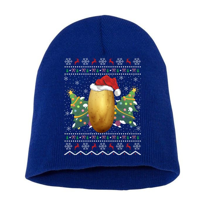 Potato Lover Xmas Gift Ugly Potato Christmas Gift Short Acrylic Beanie