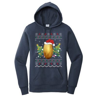 Potato Lover Xmas Gift Ugly Potato Christmas Gift Women's Pullover Hoodie