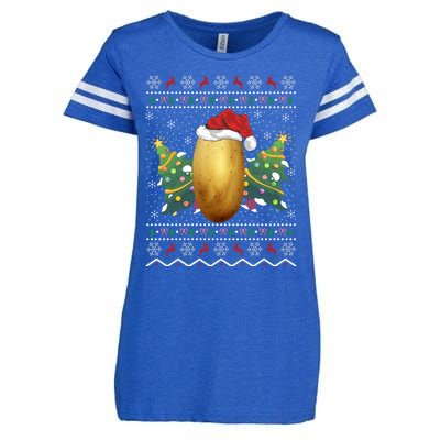 Potato Lover Xmas Gift Ugly Potato Christmas Gift Enza Ladies Jersey Football T-Shirt