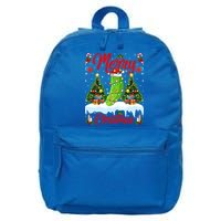 Pickle Lover Xmas Lighting Santa Hat Pickle Christmas Cool Gift 16 in Basic Backpack