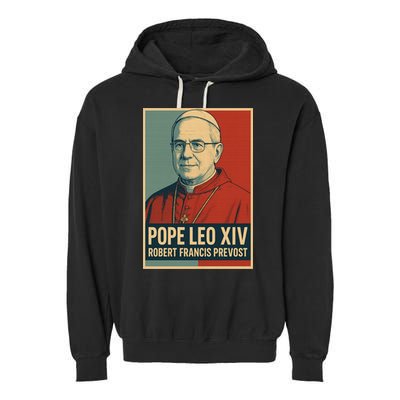 Pope Leo XIV Robert Francis Prevost Garment-Dyed Fleece Hoodie