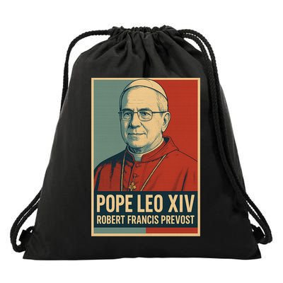 Pope Leo XIV Robert Francis Prevost Drawstring Bag