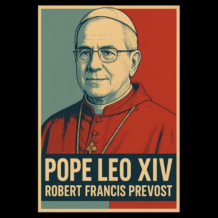 Pope Leo XIV Robert Francis Prevost Drawstring Bag