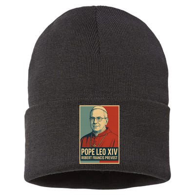 Pope Leo XIV Robert Francis Prevost Sustainable Knit Beanie