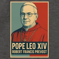 Pope Leo XIV Robert Francis Prevost Vector Backpack