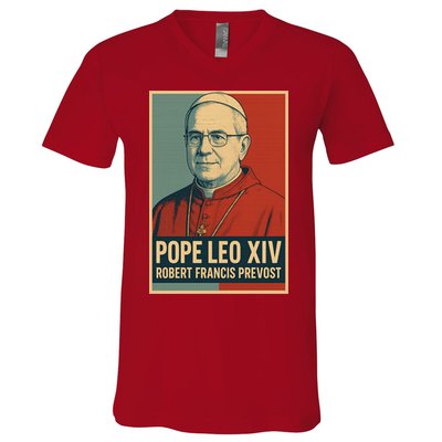 Pope Leo XIV Robert Francis Prevost V-Neck T-Shirt
