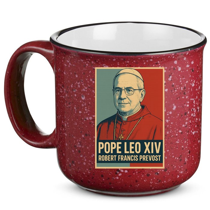 Pope Leo XIV Robert Francis Prevost 15oz Campfire Ceramic Mug