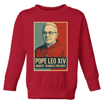 Pope Leo XIV Robert Francis Prevost Toddler Sweatshirt