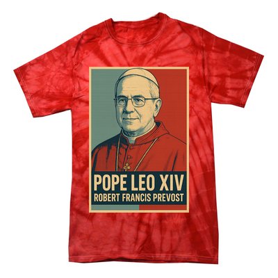 Pope Leo XIV Robert Francis Prevost Tie-Dye T-Shirt