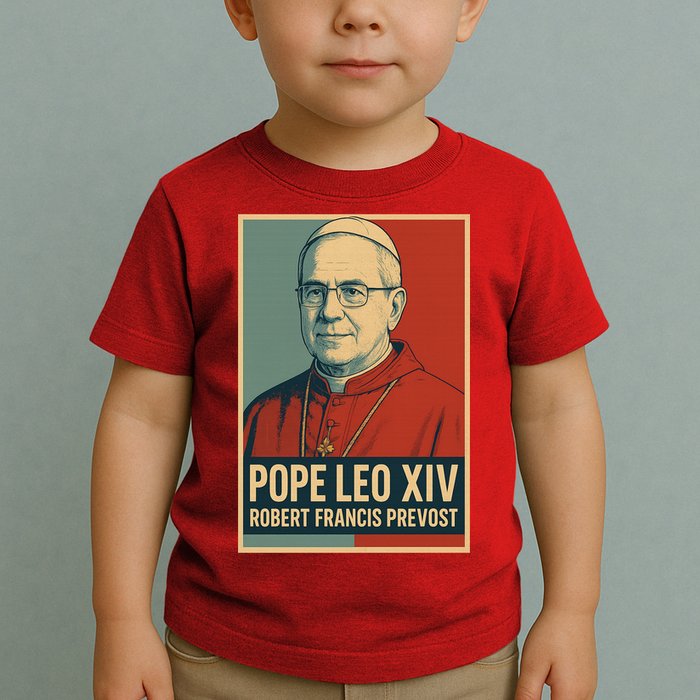 Pope Leo XIV Robert Francis Prevost Toddler T-Shirt