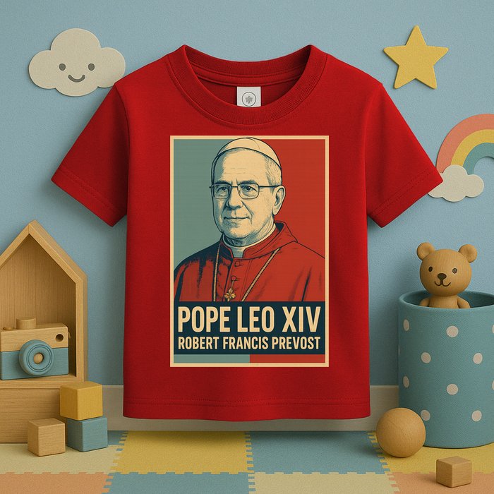 Pope Leo XIV Robert Francis Prevost Toddler T-Shirt