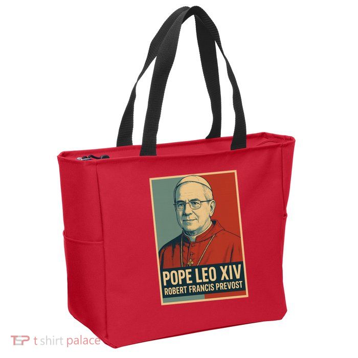 Pope Leo XIV Robert Francis Prevost Zip Tote Bag
