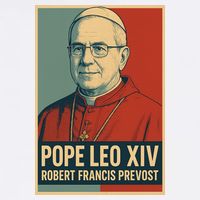 Pope Leo XIV Robert Francis Prevost Garment-Dyed Sweatshirt