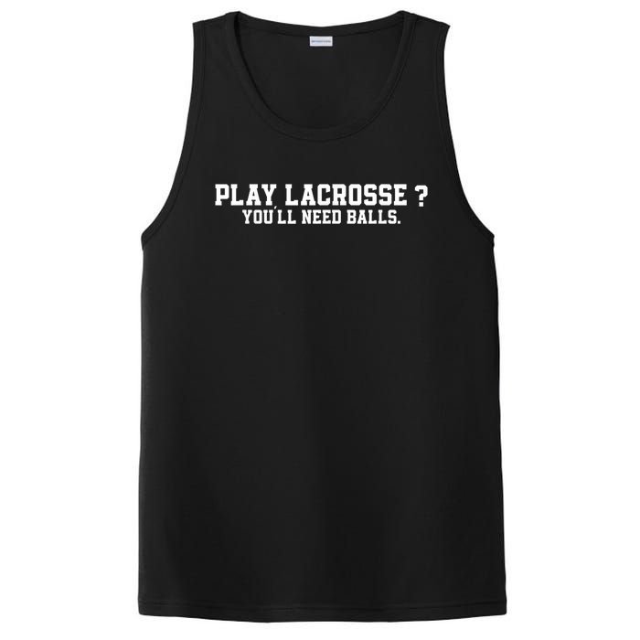 Play Lacrosse You'll Need Balls Lacrosse PosiCharge Competitor Tank