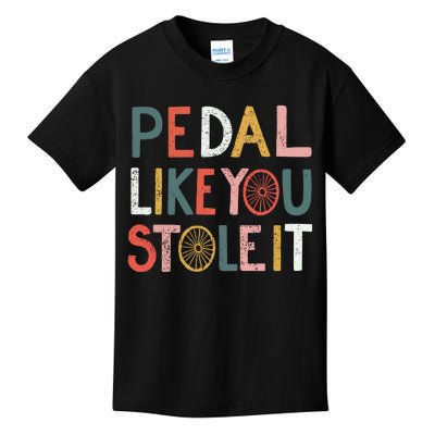 Pedal Like You Stole It Classic Kids T-Shirt