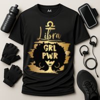 Power Libra Zodiac Meaningful Gift Cooling Performance Crew T-Shirt