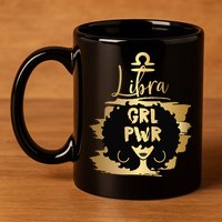 Power Libra Zodiac Meaningful Gift 11oz C Handle Ceramic Mug