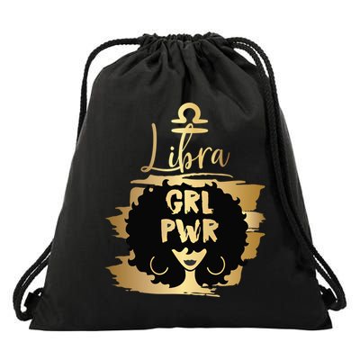 Power Libra Zodiac Meaningful Gift Drawstring Bag