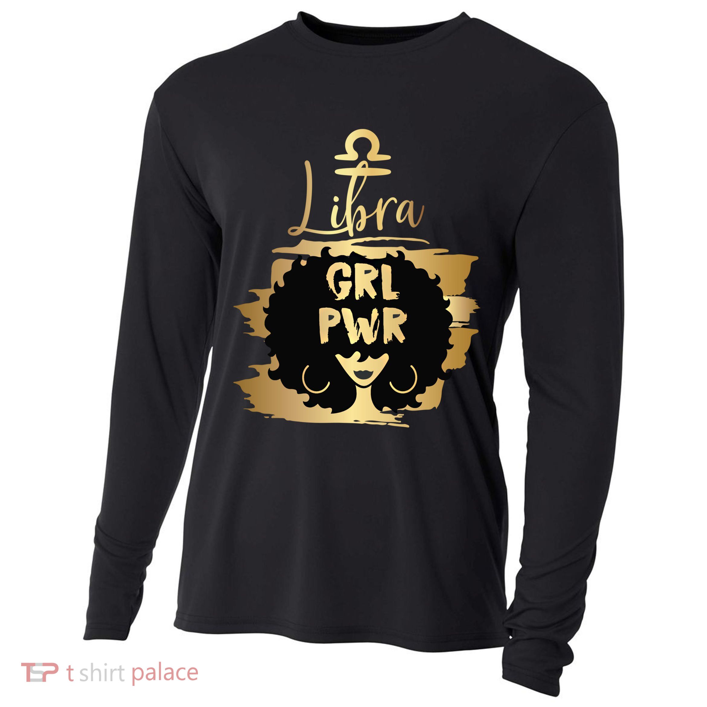 Power Libra Zodiac Meaningful Gift Cooling Performance Long Sleeve Crew