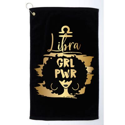 Power Libra Zodiac Meaningful Gift Golf Towel