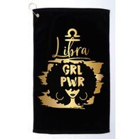 Power Libra Zodiac Meaningful Gift Golf Towel