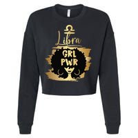 Power Libra Zodiac Meaningful Gift Cropped Pullover Crew