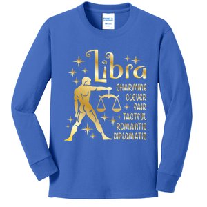 Personality Libra Zodiac Cute Gift Kids Long Sleeve Shirt