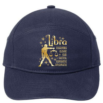 Personality Libra Zodiac Cute Gift 7-Panel Snapback Hat