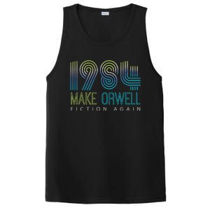 Political Make 1984 Fiction Again Privacy PosiCharge Competitor Tank